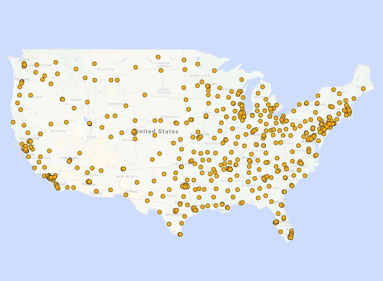 Fedex deployment locations