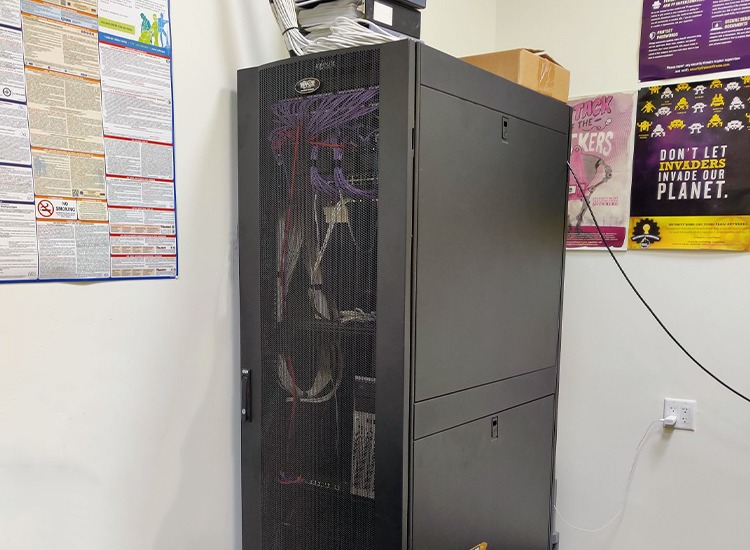 Planet fitness IT cabinet