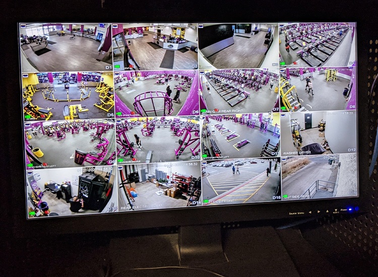 Planet fitness video surveillance