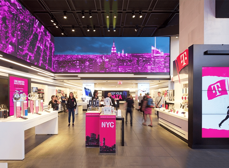 T Mobile Digital Signage