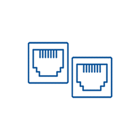 (2) RJ45 Jacks