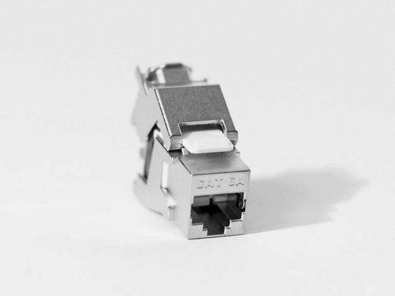 Cat6a Stainless Steel Shielded Jack